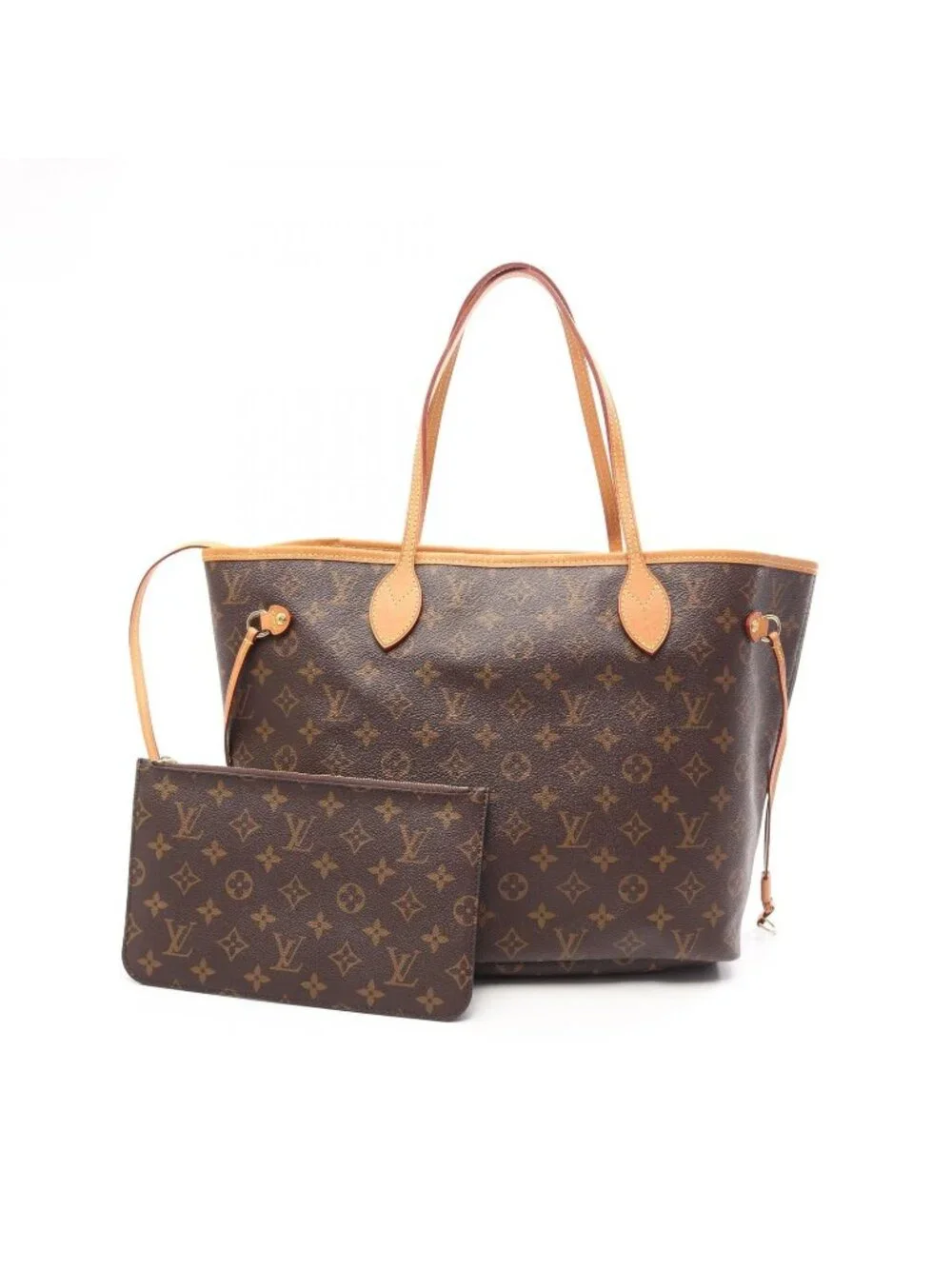 Louis Vuitton Tote Neverfull MM Canvas Leather